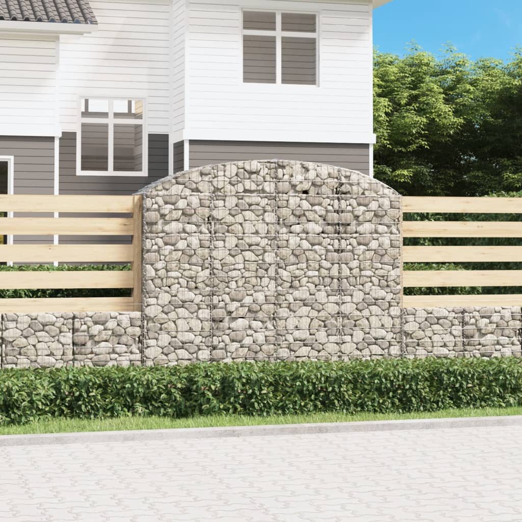 VXL8720845651411_m_en_hd_1.jpg vidaXL Oblúkový gabionový kôš 200x50x160/180 cm pozinkované železo – Obrázok 1