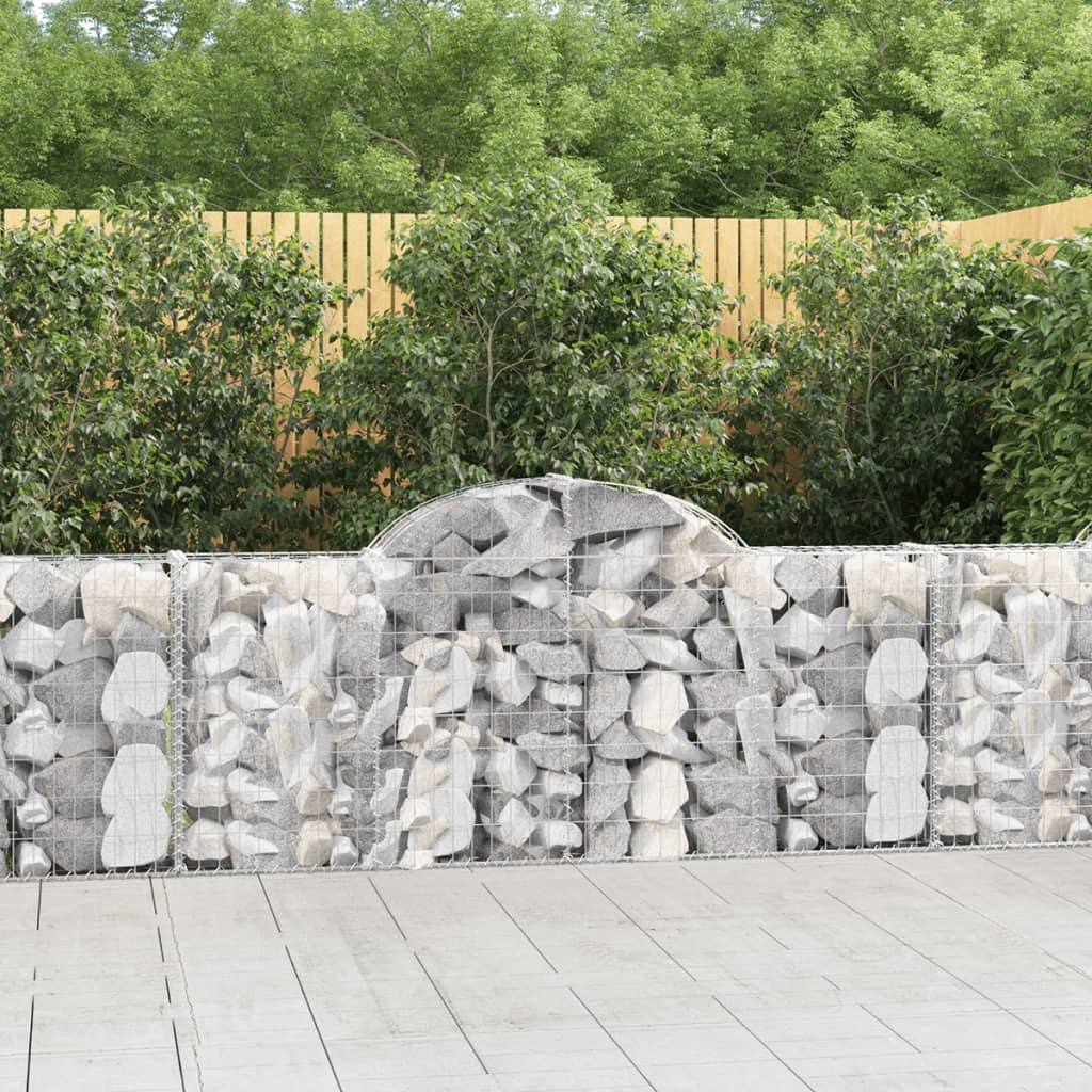 VXL8720845651473_m_en_hd_1.jpg vidaXL Oblúkový gabionový kôš 200x30x80/100 cm pozinkované železo – Obrázok 1
