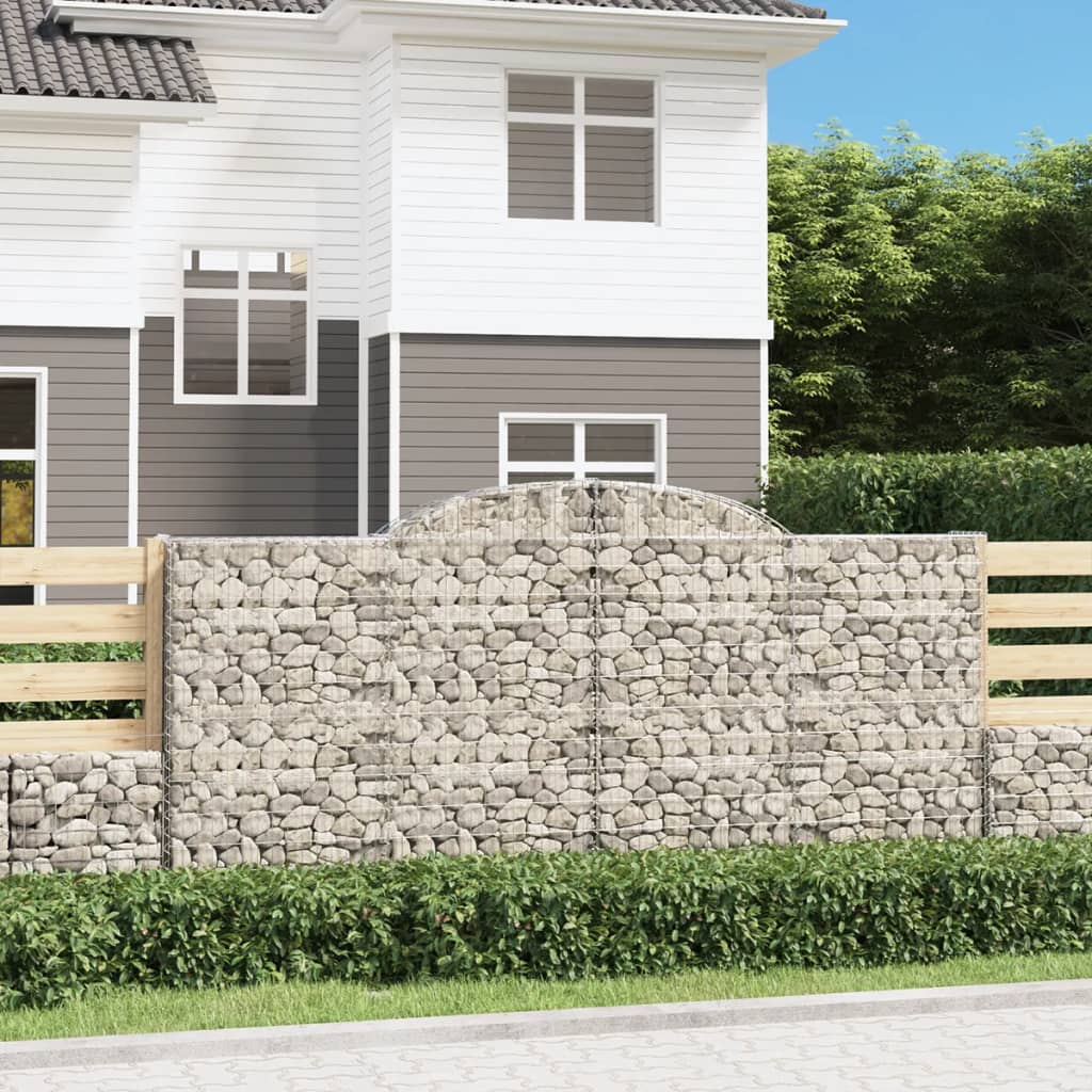 VXL8720845651800_m_en_hd_1.jpg vidaXL Oblúkový gabionový kôš 300x50x140/160 cm pozinkované železo – Obrázok 1