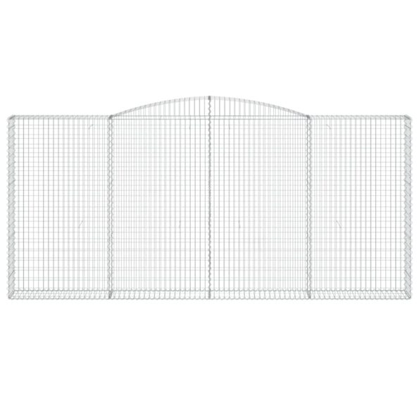 VXL8720845651923_g_en_hd_1.jpg vidaXL Oblúkový gabionový kôš 400x30x180/200 cm pozinkované železo – Obrázok 3