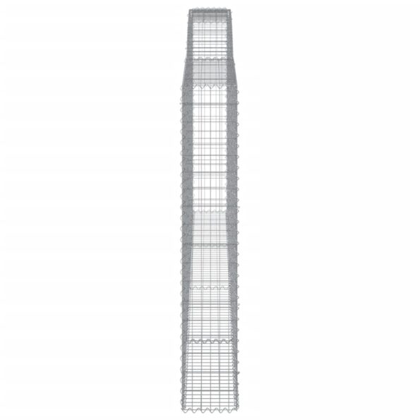 VXL8720845651923_g_en_hd_2.jpg vidaXL Oblúkový gabionový kôš 400x30x180/200 cm pozinkované železo – Obrázok 4