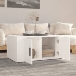 vidaXL Konferenčný stolík biely 80x50x36 cm spracované drevo – Obrázok 3
