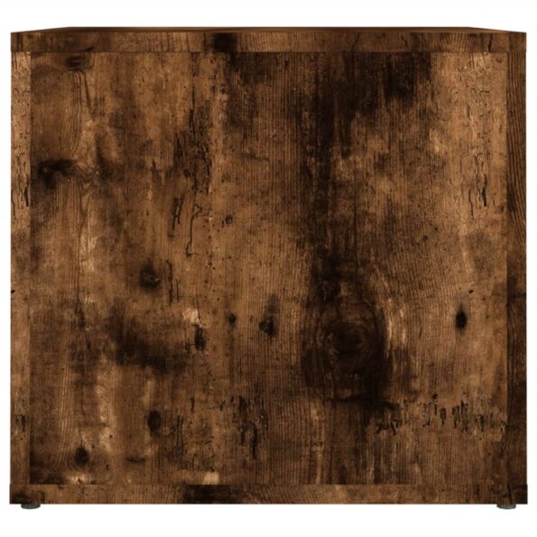 vidaXL Nočný stolík dymový dub 41x40x36 cm spracované drevo – Obrázok 6