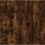 vidaXL Konzolový stolík dymový dub 100x39x75 cm spracované drevo – Obrázok 9
