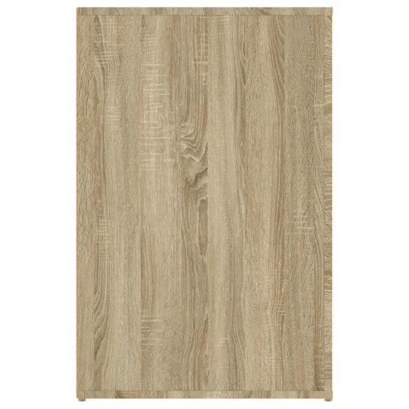 vidaXL Stôl dub sonoma 100x49x75 cm spracované drevo – Obrázok 8