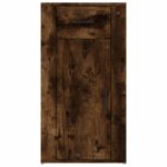 vidaXL Stolová skrinka dymový dub 40x49x75 cm spracované drevo – Obrázok 6