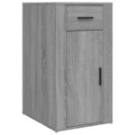 vidaXL Stolová skrinka sivý dub sonoma 40x49x75 cm spracované drevo – Obrázok 2