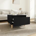 vidaXL Bočné stolíky 2 ks čierne 50x46x35 cm spracované drevo – Obrázok 4
