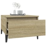 vidaXL Bočný stolík dub sonoma 50x46x35 cm spracované drevo – Obrázok 5