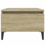 vidaXL Bočný stolík dub sonoma 50x46x35 cm spracované drevo – Obrázok 6