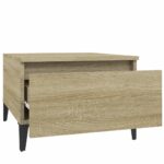vidaXL Bočný stolík dub sonoma 50x46x35 cm spracované drevo – Obrázok 7