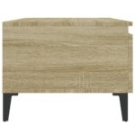 vidaXL Bočný stolík dub sonoma 50x46x35 cm spracované drevo – Obrázok 8