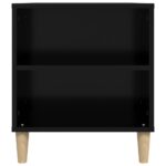 vidaXL TV skrinka čierna 102x44,5x50 cm spracované drevo – Obrázok 8