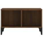 vidaXL Konferenčný stolík hnedý dub 60x50x36,5 cm spracované drevo – Obrázok 5