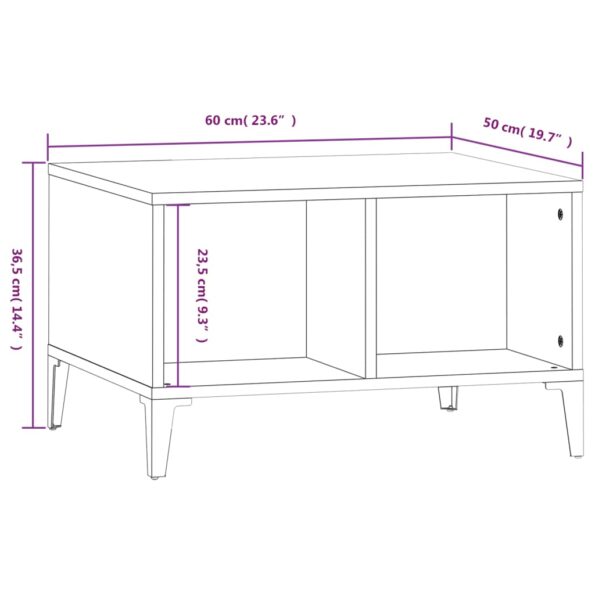 VXL8720845669881_g_en_hd_6.jpg vidaXL Konferenčný stolík hnedý dub 60x50x36,5 cm spracované drevo – Obrázok 8