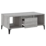 vidaXL Konferenčný stolík sivý dub sonoma 90x50x36,5 spracované drevo – Obrázok 6
