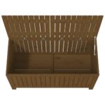 vidaXL Záhradný úložný box medovo-hnedý 121x55x64 cm masívna borovica – Obrázok 8