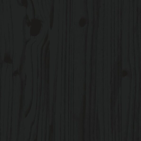 vidaXL Kvetináč čierny 110x110x27 cm borovicový masív – Obrázok 6