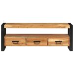vidaXL TV skrinka 120x30x45 cm masívna akácia – Obrázok 2
