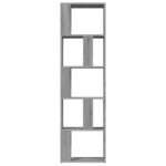 vidaXL Knižnica sivý dub sonoma 45x24x160 cm spracované drevo – Obrázok 5
