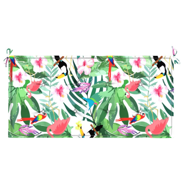 vidaXL Podložka na záhradnú lavičku farebná 100x50x3 cm látka – Obrázok 4