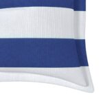 vidaXL Podložky na záhradnú lavičku 2 ks, modro biele, oxfordská látka – Obrázok 7