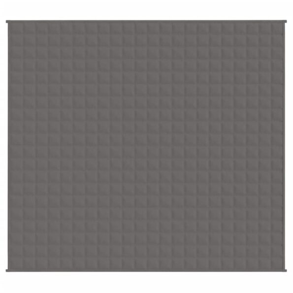 vidaXL Záťažová prikrývka šedá 200x220 cm 13 kg látka – Obrázok 2