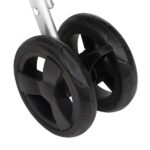 vidaXL Skladací kočík pre psa sivý 100x49x96 cm ľanová tkanina – Obrázok 11