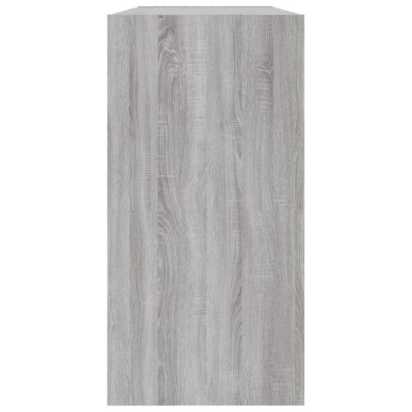 vidaXL Knižnica/komoda sivá sonoma 50x25x80 cm spracované drevo – Obrázok 10