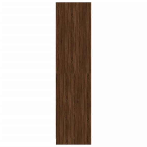vidaXL Šatník hnedý dub 100x50x200 cm kompozitné drevo – Obrázok 6