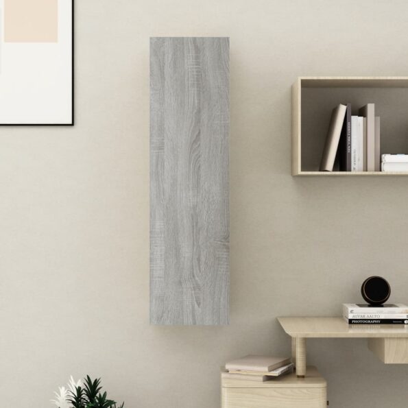 vidaXL Nástenná TV skrinka sivá sonoma 30,5x30x110 cm – Obrázok 3