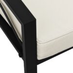 vidaXL Záhradná stolička s pieskovými vankúšmi 68x76x79 cm oceľ – Obrázok 5