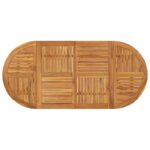 vidaXL Záhradný stôl 200x90x75 cm akáciový masív – Obrázok 4