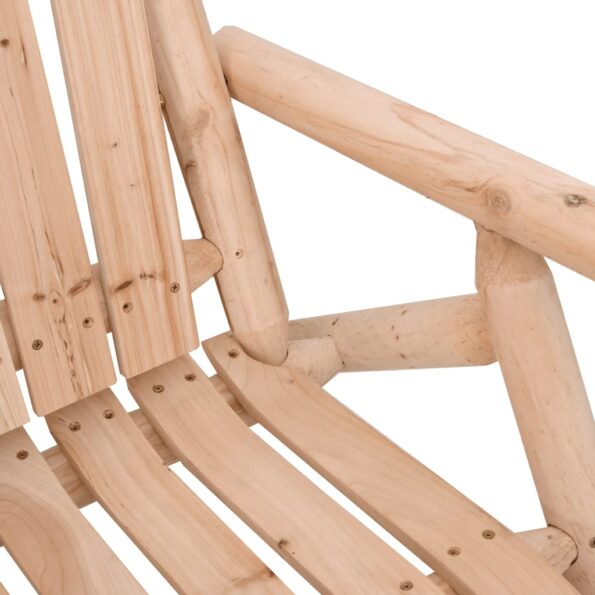 vidaXL 2-miestna záhradná lavica 119x85x98 cm masívny smrek – Obrázok 5
