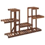 vidaXL Stojan na kvetiny 110x25x73 cm masívna jedľa – Obrázok 4