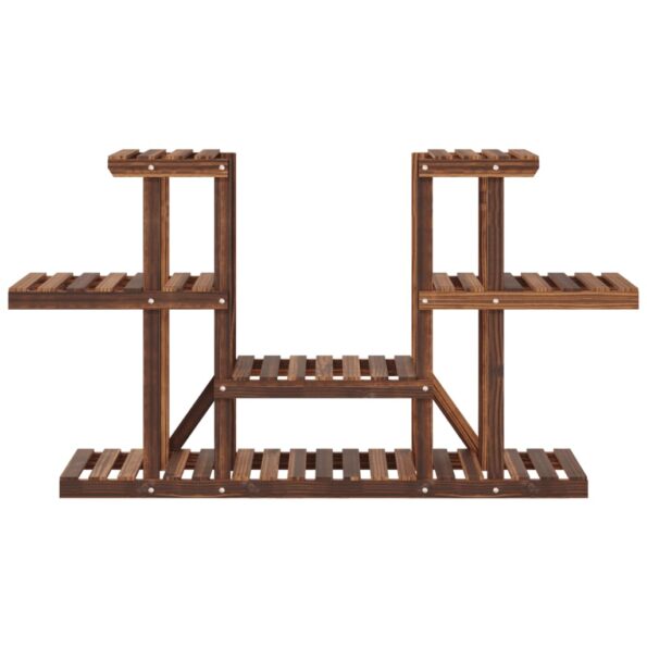 vidaXL Stojan na kvetiny 110x25x73 cm masívna jedľa – Obrázok 5