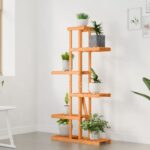 vidaXL Stojan na kvetiny 75x25x140,5 cm masívna jedľa – Obrázok 3