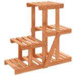 vidaXL Stojan na kvetiny 58x25x51 cm masívna jedľa – Obrázok 2