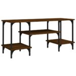 vidaXL TV skrinka hnedý dub 102x35x45,5 cm kompozitné drevo – Obrázok 2