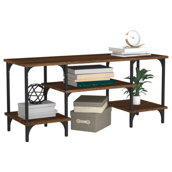 vidaXL TV skrinka hnedý dub 102x35x45,5 cm kompozitné drevo – Obrázok 4