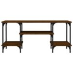 vidaXL TV skrinka hnedý dub 102x35x45,5 cm kompozitné drevo – Obrázok 5