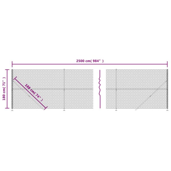 VXL8720845772116_g_en_hd_4.jpg vidaXL vidaXL Drôtený plot s prírubou antracitový 1,8x25 m – Obrázok 6