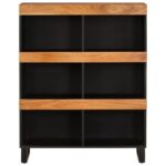 vidaXL Bočná skrinka 85x33x107 cm masívne akáciové drevo – Obrázok 3