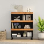 vidaXL Bočná skrinka 85x33x107 cm masívne akáciové drevo