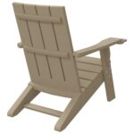 vidaXL Záhradná stolička Adirondack bledohnedá 75x88,5x89,5cm PP – Obrázok 5