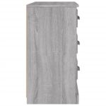 vidaXL Komoda sivá sonoma 104,5x35,5x67,5 cm kompozitné drevo – Obrázok 5