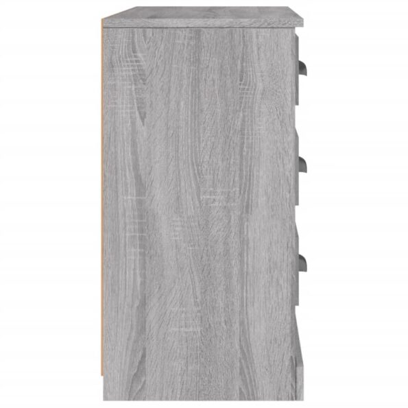 vidaXL Komoda sivá sonoma 104,5x35,5x67,5 cm kompozitné drevo – Obrázok 5