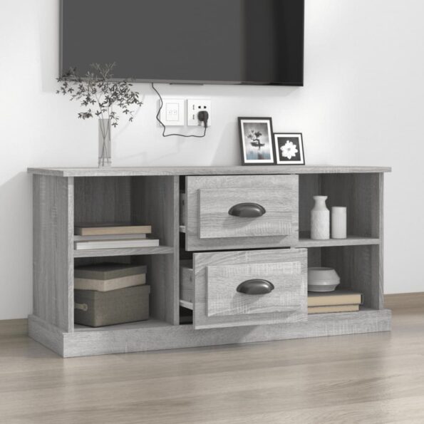 VXL8720845791681_g_en_hd_1.jpg vidaXL TV skrinka sivý dub sonoma 99,5x35,5x48 cm kompozitné drevo – Obrázok 3
