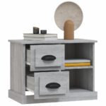 vidaXL Nočný stolík sivý sonoma 60x35,5x45 cm – Obrázok 5