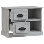 vidaXL Nočný stolík sivý sonoma 60x35,5x45 cm – Obrázok 6